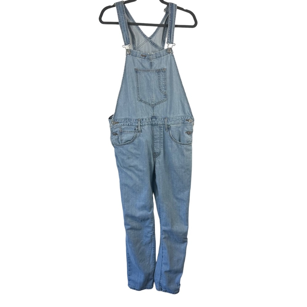 LEVI’S Overalls Size Large Blue Denim Jean Jumpsuit Flawed Straight Leg